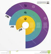 Pie Chart Circle Graph Modern Infographics Design Template