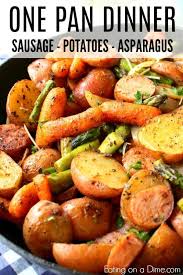 Oven Roasted Potatoes Sausage Sheet Pan Dinner Easy Dinner Idea Recipe Sheet Pan Dinners Sausage Dinner Oven Roasted Potatoes