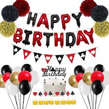 Maybe you would like to learn more about one of these? Buy Casino Birthday Party Decorations Poker Garland Foil Balloons Paper Flowers Balloons Casino Cake Toppers For Las Vegas Party Game Night Party Casino Birthday Party Supplies Online In Indonesia B08pkt7j8h