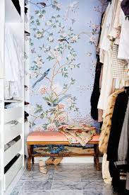 Best Wallpaper For Small Spaces And Tiny Rooms In Home Closet Wallpaper Home Wallpaper Wallpaper Trends