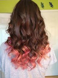 The Dip Dyed Hairstyles That Are Just As Cool As Gigi Hadid S Pastel Blue Tips Dip Dye Hair Peach Hair Coral Hair