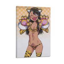 Nagatoro Hayase Anime Don't Toy with Me Miss Nagatoro Poster Decorative  Painting Canvas Wall Art Living Room Posters Bedroom Painting  24x36inch(60x90cm)