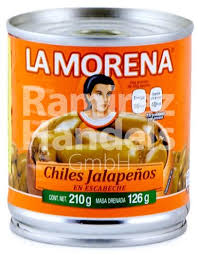 Morena f (plural morenas) brunette (a girl or woman with brown or black hair) adjective. Chili Jalapeno Ganze Schote La Morena 210 G Mexikanische Chilis In Dosen Alles Aus Chili Lebensmittel Mexgrocer Com De Mexikanische Lebensmittel Online