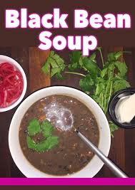 Black Bean Soup From Dried Beans With Ham For A Black Bean Soup Recipe That Produces An Attractive Dark Colored Soup Full Of Sweet Spicy Smoky Flavors Us With Images Black Bean Soup Bean Soup Recipes Bean Soup