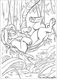 The Lion King Coloring Picture Cartoon Coloring Pages Horse Coloring Pages Jungle Coloring Pages