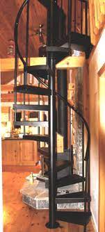 Compact Continuous Sleeve Classic Steel Spiral Stair Spiral Staircase Kits Staircase Kits Spiral Stairs