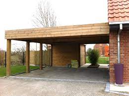 les carports toit plat sont founis en modeles de base avec des poteaux en pin sylvestre autoclave classe iv en garage bois toit plat garage toit plat toit plat