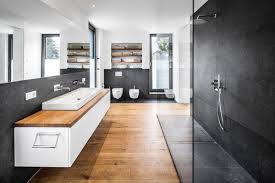 Hier finden sie zahlreiche badezimmer. Welches Material Passt In Mein Bad Beton Fliesen Oder Holz