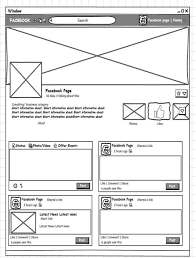 Facebook Fan Page Wireframe Available For Free Http Mockupbuilder Com Gallery 213 Wireframe Wireframe Mockup Social Networks
