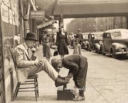 street shoeshine boy vintage photo shoe shine chicago 1940 8x10 21723 chicago photos photo calumet