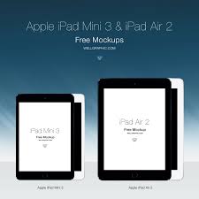 Apple Ipad Mini 3 And Ipad Air 2 Mockup Psd Ipad Mockup Apple Ipad Mini Ipad Mockup Psd