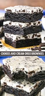 Moist banana brownies resepi oleh : Fudgy Cookies Cream Brownies Recipe Easy Oreo Brownies