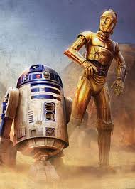 Droids Poster Print By Star Wars Displate In 2021 Star Wars Background Star Wars Droids Star Wars Pictures