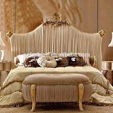 New Classic High Back White Fabric King Bed Luxury Fabric Wedding Bed View Wood Double Bed Designs Oe Fashion Product Details From Foshan Oe Fashion Furnitur Double Bed Designs New Classic Furniture Bed