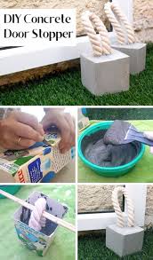 Cale Porte Idees Creatives Et Etape Par Etape En 2020 Butoir De Porte Diy Bricolage En Beton Bricolage De Porte