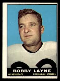 1961 Topps Bobby Layne #104 for sale