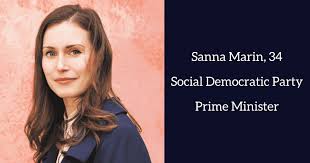 Formerly finland's minister of transport and communications, marin entered politics at age 27 and became an mp in 2015 at 30. Finland S Sanna Marin Set To Become The World S Youngest Prime Minister At 34