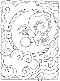 Coloring page sun moon and stars. Welcome To Dover Publications Star Coloring Pages Moon Coloring Pages Mandala Coloring Pages