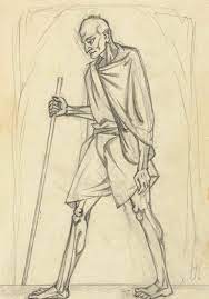 Dec 28th, 2017 10667 views artist: Tallenge Nandalal Bose Bengal School Indian Painting Bapu Mahatma Gandhi Pencil Sketch Small Poster Paper 17 X 12 Inches Multi Colour Amazon In Electronics