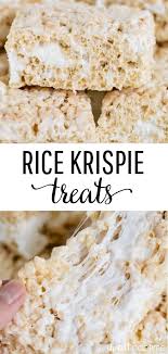 Easy Rice Krispie Treats 3 Ingredients I Heart Naptime Recipe Rice Krispy Treats Recipe Krispie Treats Recipe No Bake Treats