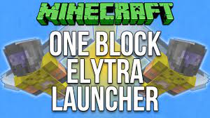 So you can do that here as well you justmoreand that will empty the chests. Minecraft Elytra Launcher Tutorial 100 Launch Success Youtube