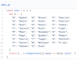 Over the phone or military radio). Encode String To Nato Phonetic Alphabet By Nick3499 Medium