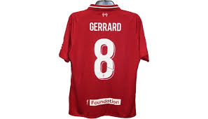 Order the new liverpool range including liverpool jerseys. Gerrard S Liverpool Legends Game Worn And Signed Shirt Charitystars