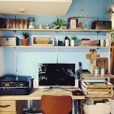 作業もお勉強も楽々 大人も子どもも使いたいワークスペース実例 folk デスクコーディネート ワークスペース インテリア