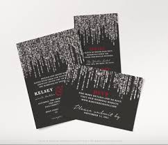 Black And Silver Wedding Invitations Love Love Love Diy Winter Wedding Silver Wedding Invitations Black Wedding Invitations