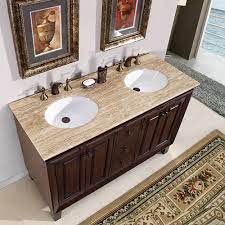 When trying to find a bedroom or bathroom vanities; 55 Inch Small Furniture Style Double Sink Vanity Travertine