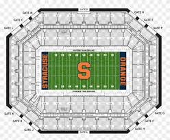 Carrier Dome Seating Chart Hd Png Download 980x817