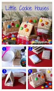 Little Cookie Houses Christmas Treats Cookie House Christmas Cooking