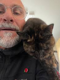 It's getting colder here. Bridget is becoming a “I want your heat” pest.