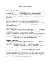 beowulf study guide teacherweb