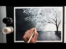Our black and white with color canvas art is stretched on 1.5 inch thick stretcher bars and may be customized with your choice of black, white, or mirrored sides. Black And White Painting Ideas Lanzhome Com Black And White Painting White Painting Poster Color Painting