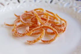 Place zest strips in a small sauce pan and cover with cold water. Candied Citrus Peel Make Your Own Lemon Orange Or Grapefruit Candy And Garnish Christina S Cucina