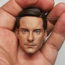 1/6 Spider-Man Soldier Head Sculpt Tom Holland Andrew Garfield Tobey  Maguire DIY Fine Coating Head Fit 12'' Action Figure Body