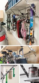 Garage Shelving Items Safely Off The Garage Floor And Out Of The Way Garage Shelving Garage Storage Plans Garage Storage Solutions