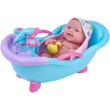 Find baby alive dolls, clothes, accessories, videos, games, activities and more here! My Sweet Love 14 Baby Doll With Real Working Bathtub And Duck Walmart Com Walmart Com