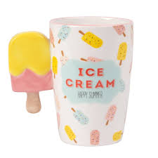 Mug En Faience Imprime Glaces Maisons Du Monde Tazas Taza Loza