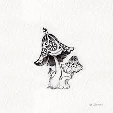 From My Mushroom Garden Flash Smalltattoo Tattoos Tattoodesign Melbournecafe Zeichnen Ideen Tattoo Ideen Zeichnen