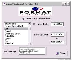 animal gestation calculator download