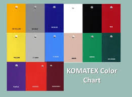 Komatex Color Chart