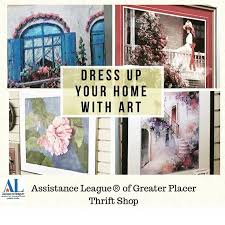 Dress Up Any Wall With Art Choose From Contemporary Asian Vintage And More At The Assistance League Of Greater Placer Thrift Shop Placer County Thrifting Art