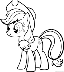 Kids of all ages are sure to enjoy these free my little pony coloring pages. Applejack My Little Pony Coloring Page Printable Sheets Of Applejack Coloring 2021 A 2099 Coloring4free Coloring4free Com