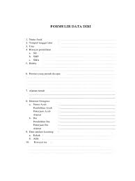 Beberapa perusahaan memiliki contoh formulir biodata diri tersendiri sehingga memudahkan kita untuk mengisinya. Formulir Data Diri Anak