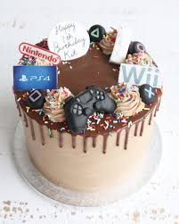 Tech Gaming Cakes Birthday Cakes For Teens Drip Cakes Birthday Drip Cake