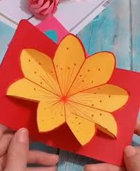 Before you print it, set your printer settings to print both front and back so you only use one piece of paper with How To Make Origami Greeting Card Step By Step Pily
