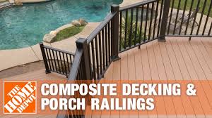 Exterior concrete steps are durable and last for many years. Composite Decking Porch Railings The Home Depot Youtube