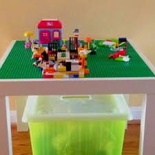 Diy Lego Table Ikea Side Table Lego Pads Liquid Nail Glue Lego Table Lego Table Diy Lego Table Kids Room